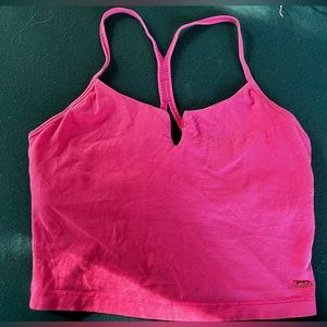Victoria secret pink ram top with built in bra